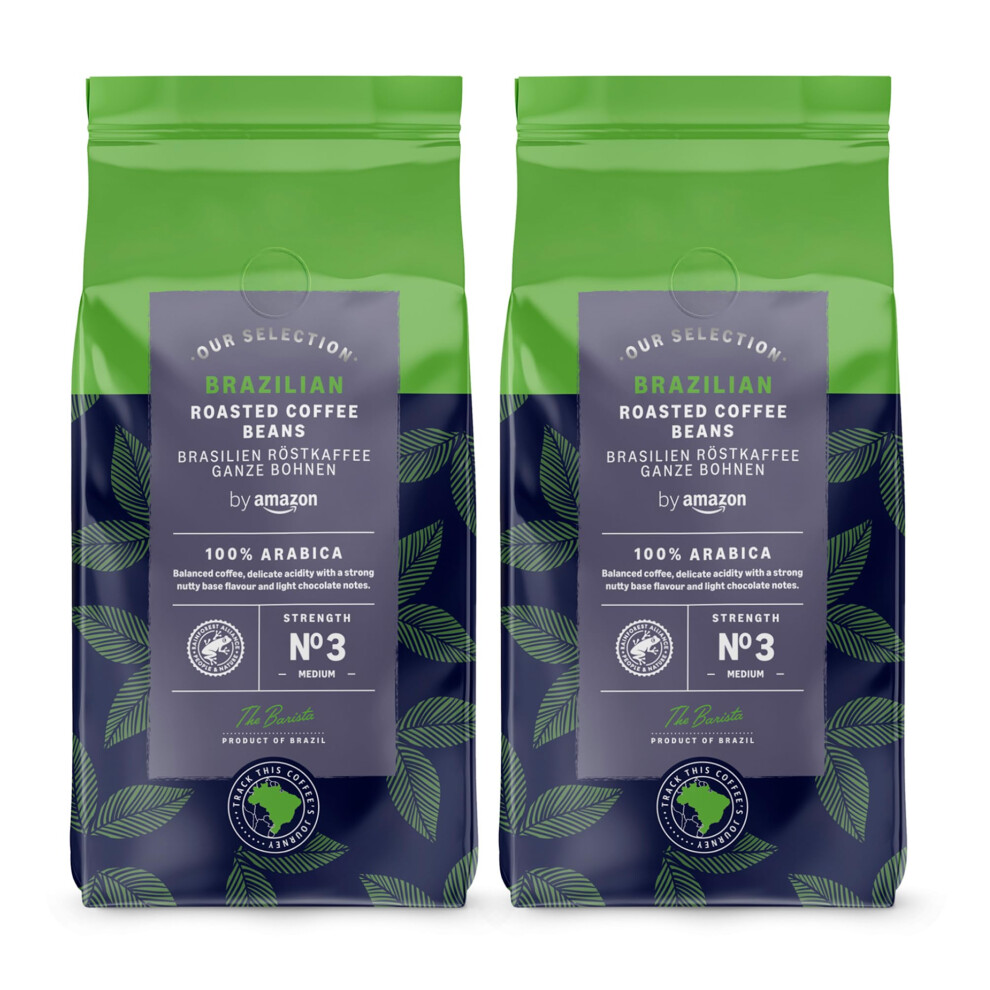 By Amazon Brazilian Coffee Beans, Medium Roast,