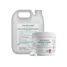 CHLOR-CLEAN Chlorine Detergent Sanitiser Tablets, 3.25g Tablets,