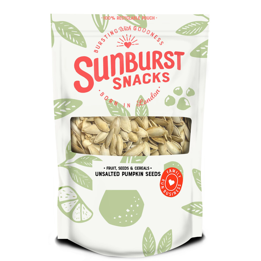 Sunburst Snacks Pumpkin Seeds Roasted & Unsalted,