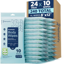 240 XL Shower Wipes – Body Wipes