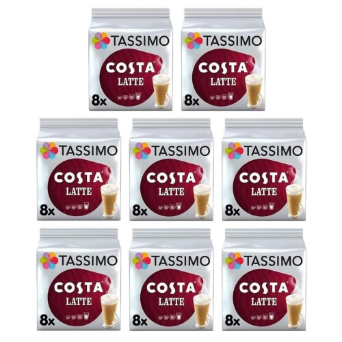 Tassimo Tassimo Costa Latte Coffee Pods x8 (Pack
