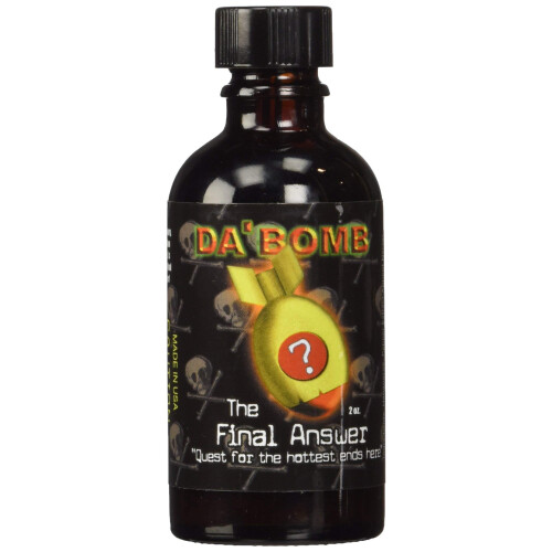 Da'Bomb The Final Answer Hot Sauce, 2-Ounce