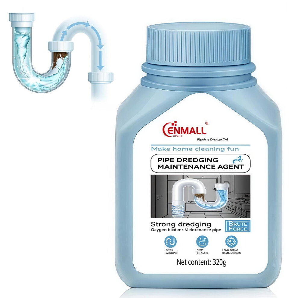 Enmall Drain Unblocker, Powerful Cleaner 320G, Removes