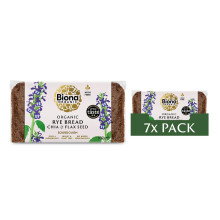 Biona Rye Chia and Flax Bread Organic