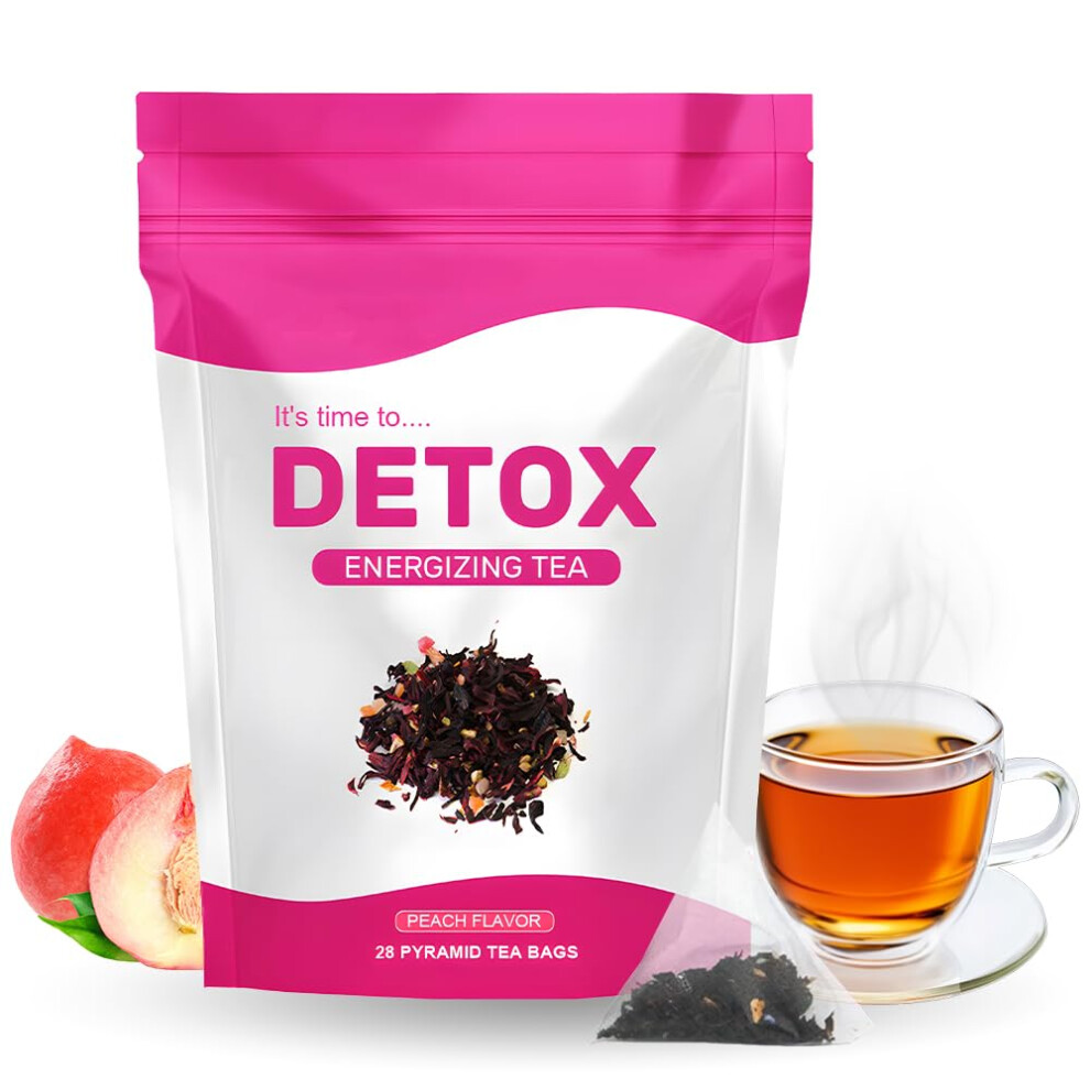 Govixed Detox Energizing Tea For Weight Loss, Peach
