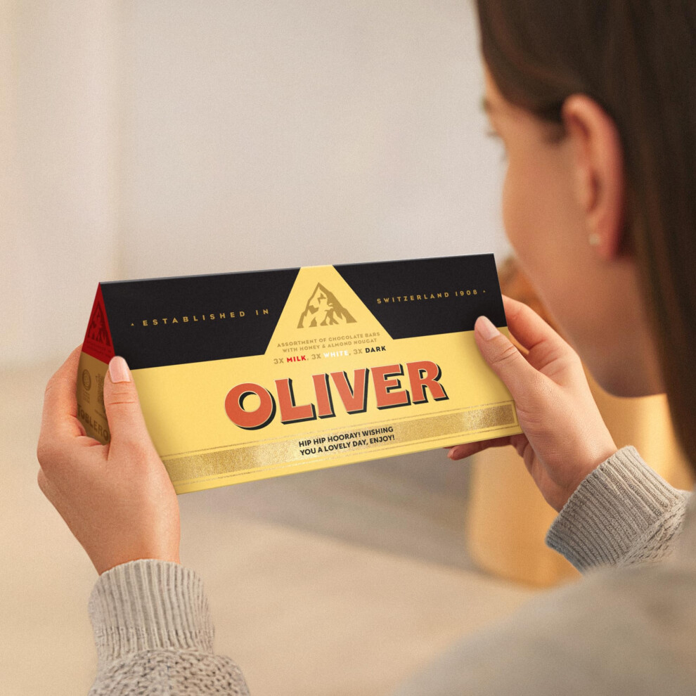 Your Surprise Personalised Toblerone Bar - Personalise The Toblerone