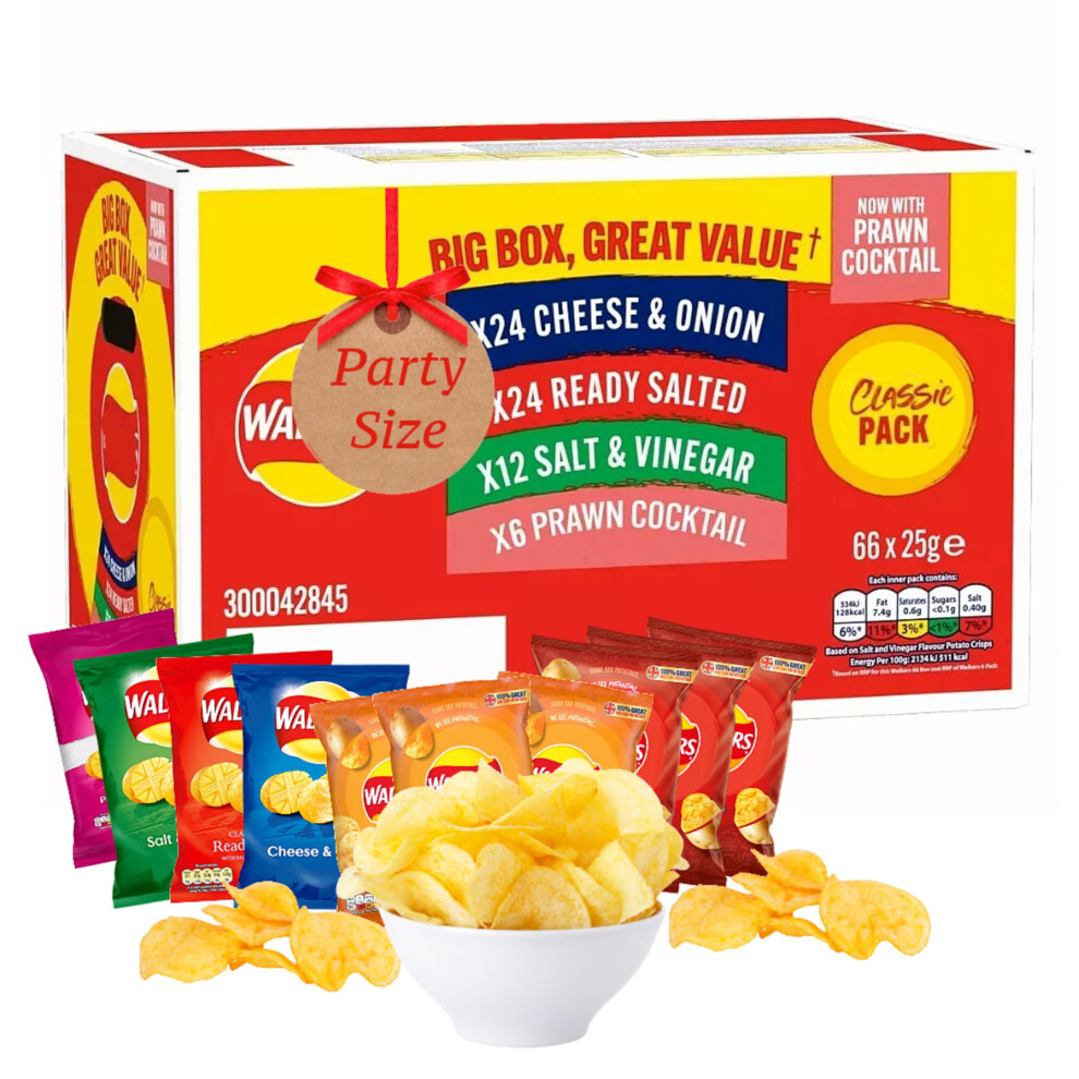 Topline Assorted Flavour Potato Crisps Multipack - Snack