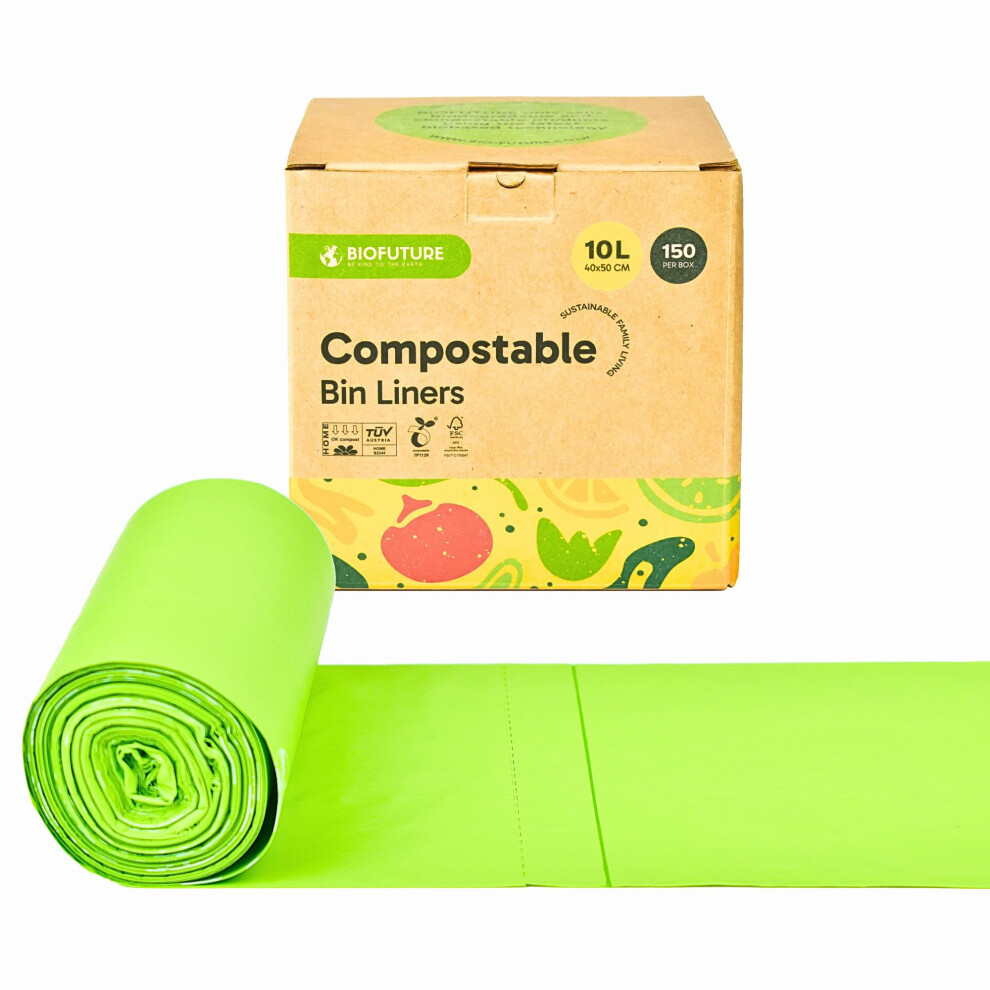 Biofuture 10L Compostable Bin Liners | Biodegradable