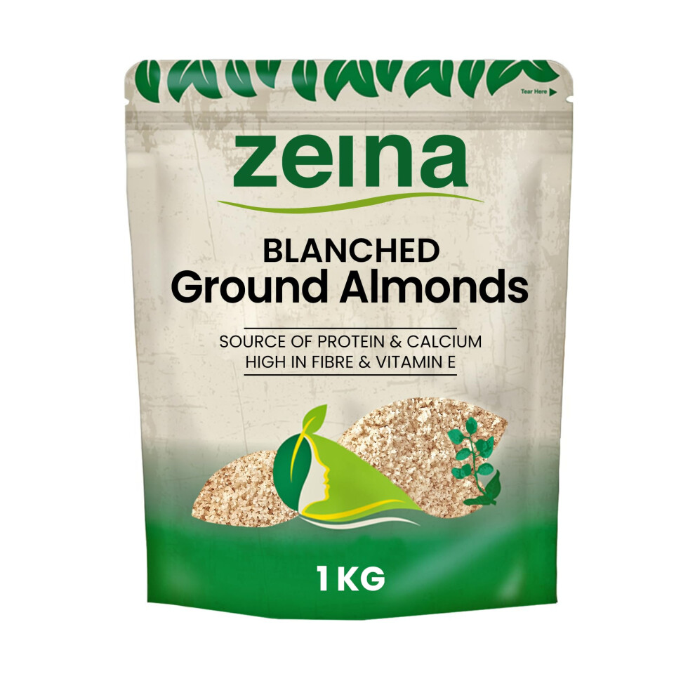Zeina Love Our Food Zeina Blanched Ground Almonds (1Kg) - Almond