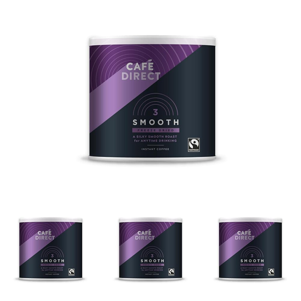 Cafe Direct Cafédirect Smooth Roast Fairtrade Arabica Instant Coffee