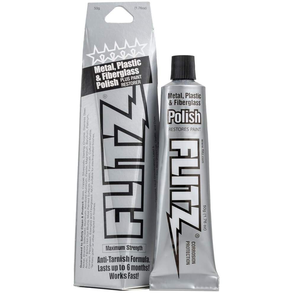 Flitz Metal Polish And Metal Cleaner Paste,