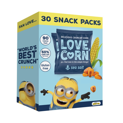LOVE CORN Sea Salt Limited Edition Minions