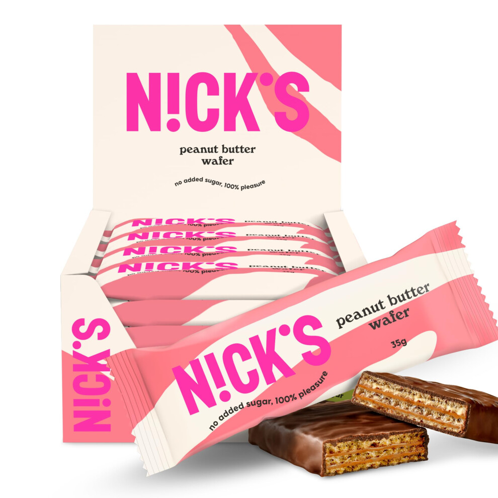 N!Ck's Nicks Peanut Butter Wafer Bars, Low Carb