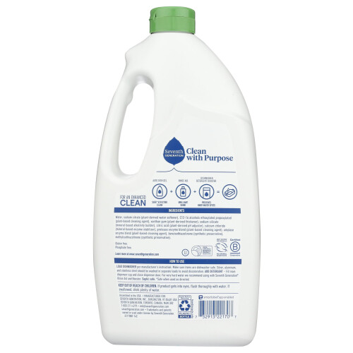 Seventh Generation Free and Clear Dishwasher Detergent 1