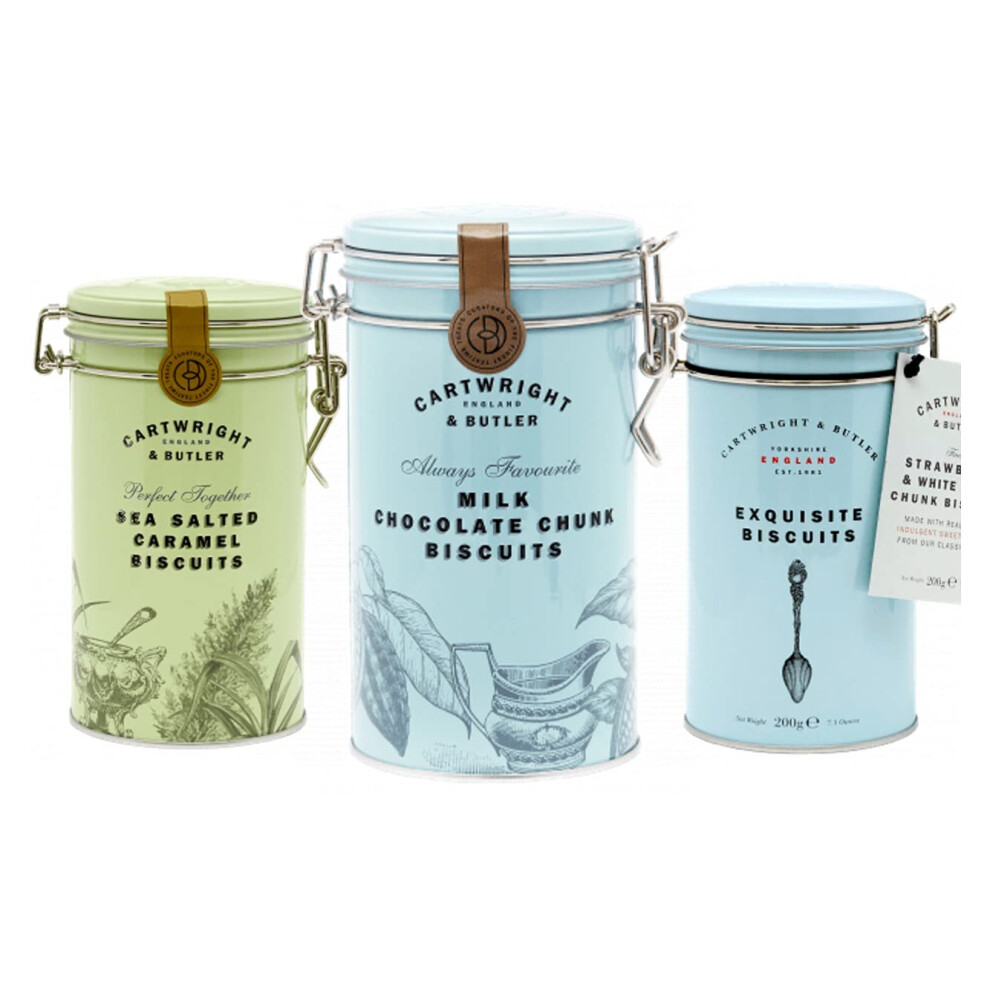Cartwright & Butler | Biscuit Tin Trio