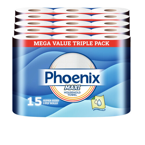 Phoenix Phoenix Maxi 3 Ply Kitchen Rolls –