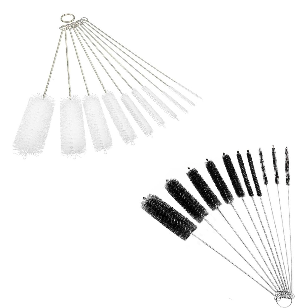 Dolaso 20 Pcs Drinking Straw Cleaner Brush White