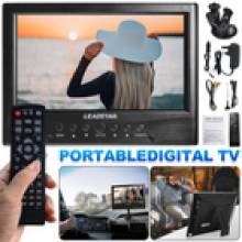 Portable TV Freeview HD Digital Television Player for Motorhome Caravan Boat