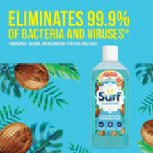 Surf Concentrated Disinfectant Coconut Bliss Multi-Purpose Cleaner, 240ml, 6pk