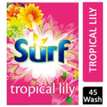 Surf Laundry Powder Tropical Lilly & Ylang-Ylang 45 Washes 2.25KG