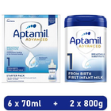 Aptamil Advanced 1 Newborn Starter Baby Milk Bundle Formula