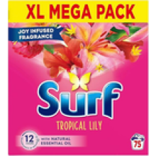 Surf Tropical Lily Washing Powder joy-infused fragrance with natural essential