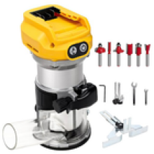 For DeWalt 18V 20V Battery Brushless Compact Router for Woodworking wTools UK