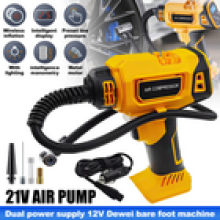 Cordless Car Tyre Inflator Pump Air Compressor Body Only For Dewalt 18V Battery