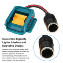 Car Cigarette Lighter Charger Adapter Converter for Makita 18V Liion Battery