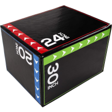 Plyometric Box Jumping Exercise BalanceFrom 20 x 24 x 30 Inch Foam 60 lbs
