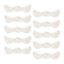 Bojueshaw 10pcs Glitter Freckle Patches,Waterproof Gold Speckles,Shimmery Face Stickers for Women Girls Festivals,Parties & Photos