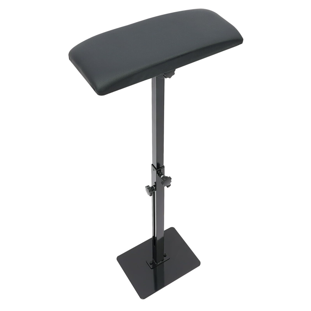 Candygou Black Armrest Stand, Tattoo Armrest Stand, Adjustable Handrail Bracket, Handrail Bracket With Adjustable Height And Degree, Thickened Sponge Pu
