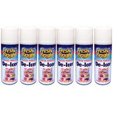 6 X 200ml Quick Ice Remover Anti-Bacterial Fridge Freezer De-Icer Spray Deicer Spray Fridge Cleaner Genuine Fresh & Bright LNL