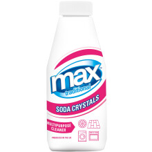 Max Traditional Soda Crystals, 450g - Remove Stubborn Grease and Stains - Powerful Multipurpose, Dishwasher, Washing Machine Cleaner - Fast Acting