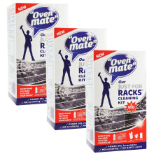 Oven Mate Just For Racks Cleaning Gel Kit For Oven Shelves & BBQ Grills (Pack of 3)