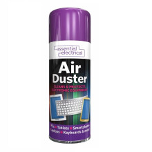 400ml Air Duster Can Multi Purpose Spray Can Cleaner for Electronics Equipment with Extendable Straw for Difficult to Reach Areas
