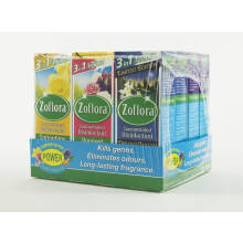 12 x Zoflora Antibacterial Disinfectant 120ml - 4 Linen Fresh - 2 Lavender - 4 Country Garden - 2 Bouquet - Concentrate Bottles
