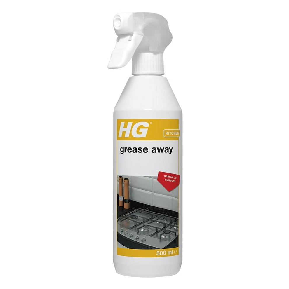 Hg Pack Of 4X Grease Away Kitchen Degreaser Spray 500Ml