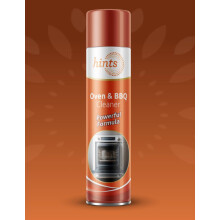 Hints Oven & BBQ Cleaner, Removes Food & Grease Stains Fast from Ovens & Grills, 300ml, Pack of 2