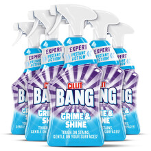 Cillit Bang Professional Grime & Shine Spray, Suitable for Cleaning Outdoor and Indoor Surfaces, Size: 750ml (Pack of 6)
