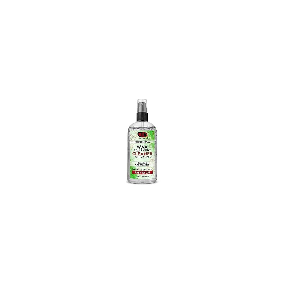 Dd Teck Professional Wax Equipment Container Cleaner, For Removing Spilled And Residue From Warmer Bucket Pot And Other Working Surfaces (100Ml Spray)