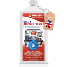 Maxxi Clean | Oven & Barbecue Cleaner Extra Strong | 750 ml Gel Paste | Self-Working Cleaner and Degreaser | for Cooktop & Grill | Removes Crusts