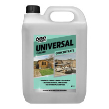 One Chem Pressure Washer Universal Cleaner, 5L, Concentrate, Mould and Algae Remover for Fences, Sheds, Decking