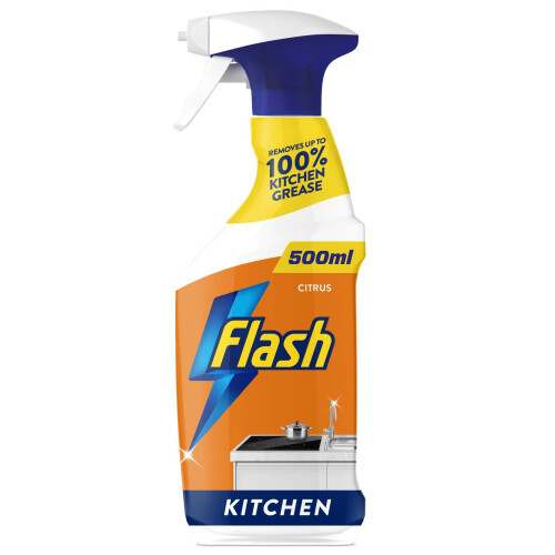 Flash Flash Kitchen Degreaser Cleaning Spray 500ml