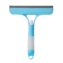 Window Squeegee with Spray Bottle and Scrubber, Streak Glass Cleaner for Home and Car