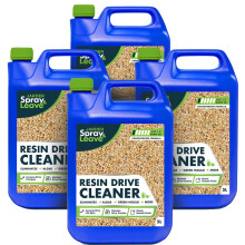 4 x 5L Jarder Resin Driveway Cleaner - Eliminates Algae and Green Mould - No Bleach or Acid - Completely Safe for Resin Driveways and Patios