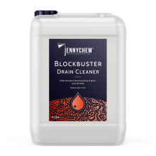 Blockbuster Drain Unblocker 5L ? Heavy Duty Outdoor & Indoor Drain Cleaner ? Fast-Acting Grease, Fat & Hair Remover ? Ideal for Kitchen, Bathroom,