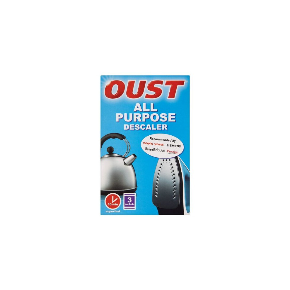 Oust All Purpose Descaler 6 X 3 X 25Ml Sachets