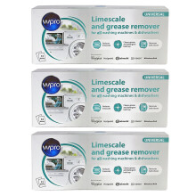 Hotpoint Washing Machine 3in1 Limescale Descaler & Detergent Remover 36 x 50g Sachets (3 Packs)