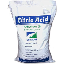 25KG Citric Acid ANHYDROUS Food Grade 100 Mesh | Bath Bomb Cleaning Descaling Home Brew by 1ne Nutrition, White